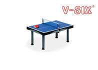 V-SIX embroma la tabla de ping-pong, tabla tamaño pequeño de los tenis de mesa para la reconstrucción de la familia