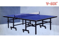Sola pierna movible plegable de la forma de la tabla de ping-pong T con las esquinas de acero protectoras