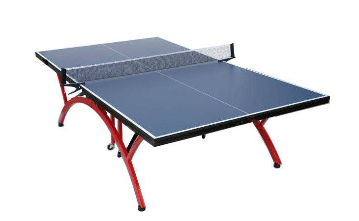 Tamaño estándar de la tabla material de acero de los tenis de mesa, tabla de ping-pong del arco iris para la reconstrucción