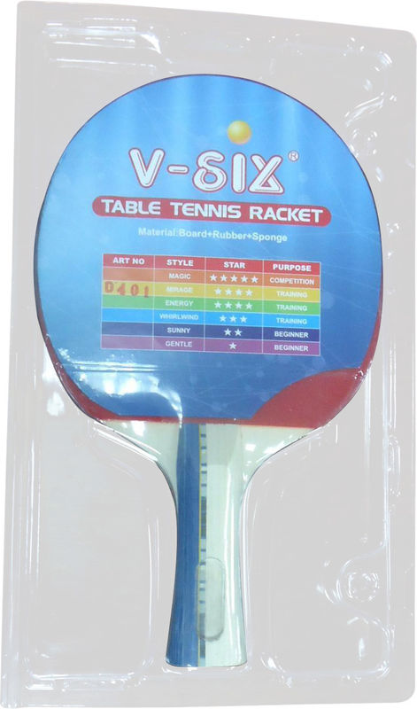 Palos más de alta densidad de los tenis de mesa de la estrella de la esponja 4, tenis de mesa portátiles fijados para entrenar