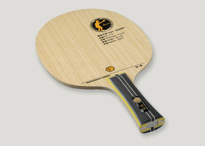 Paletas frescas del ping-pong de los tenis de mesa de la madera contrachapada altamente elástico de la cuchilla 7 con el pozo del control de velocidad
