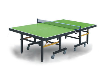 Color verde interior de la competencia de la tabla plegable de los tenis de mesa con tamaño de marco de 20*50m m