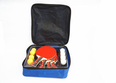 Carry Bag Packing Table Tennis fijó 4 palos 8 bolas del ABS con la manija durable de goma del color